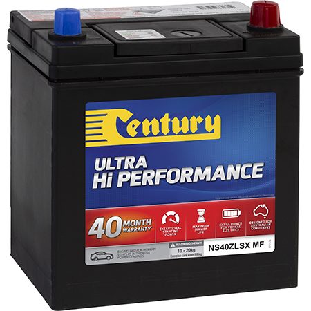 Century Ultra Hi Performance Car Battery NS40ZLSX MF
