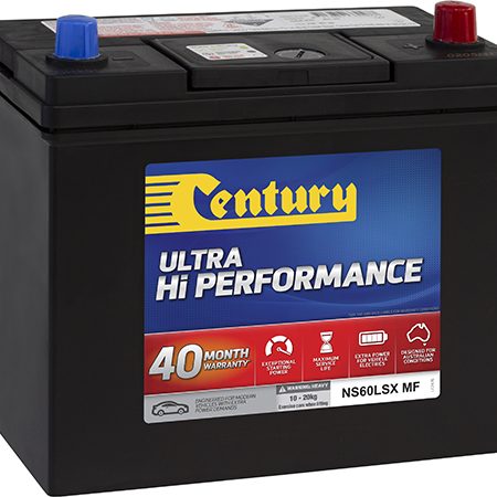 Century Ultra Hi Performance Car Battery NS60LSX MF