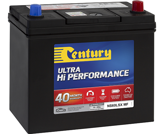 Century Ultra Hi Performance Car Battery NS60LSX MF