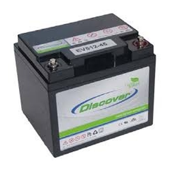 Discover AGM EV Traction Dry Cell Battery EV512A45 (12V 50Ah
