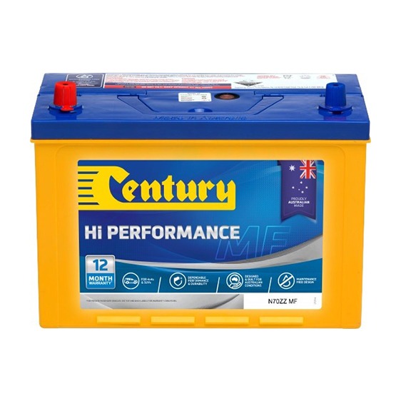Century Ultra Hi Performance Battery N70ZZX MF Battery Central Brisbane