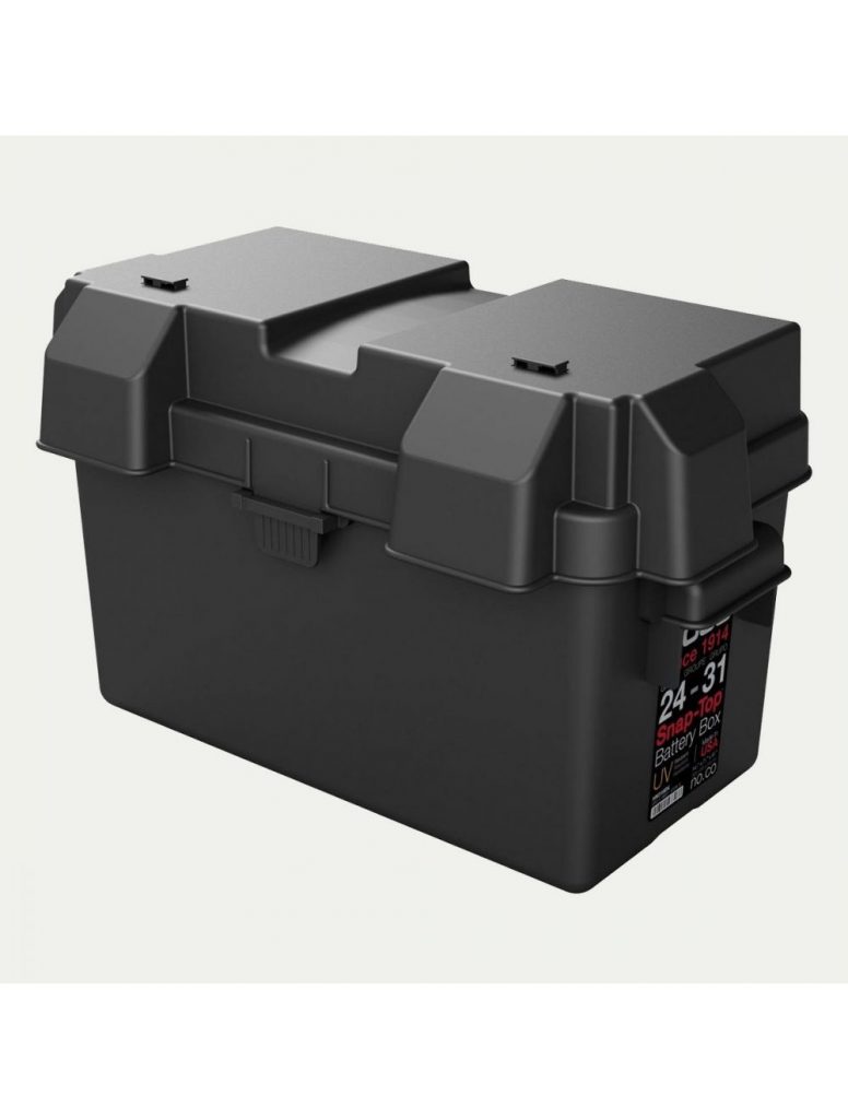 NOCO Battery Box Large Heavy Duty Plastic HM318BK Battery Central