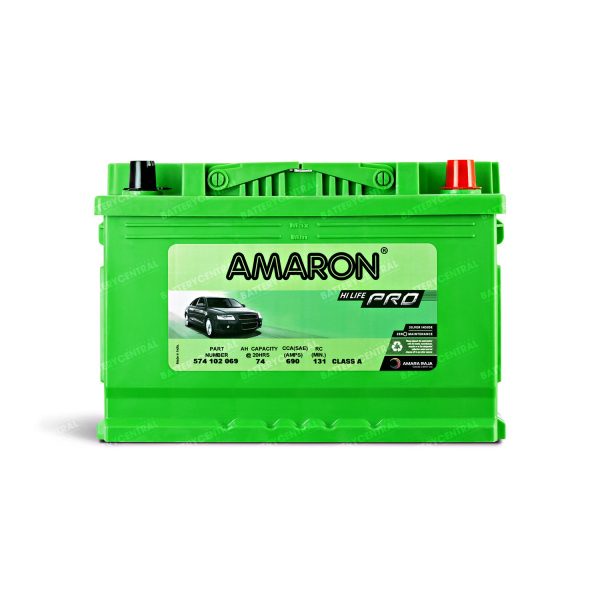 AmaronProSeriesMFAutomotiveBatteryDin74 - Image 2