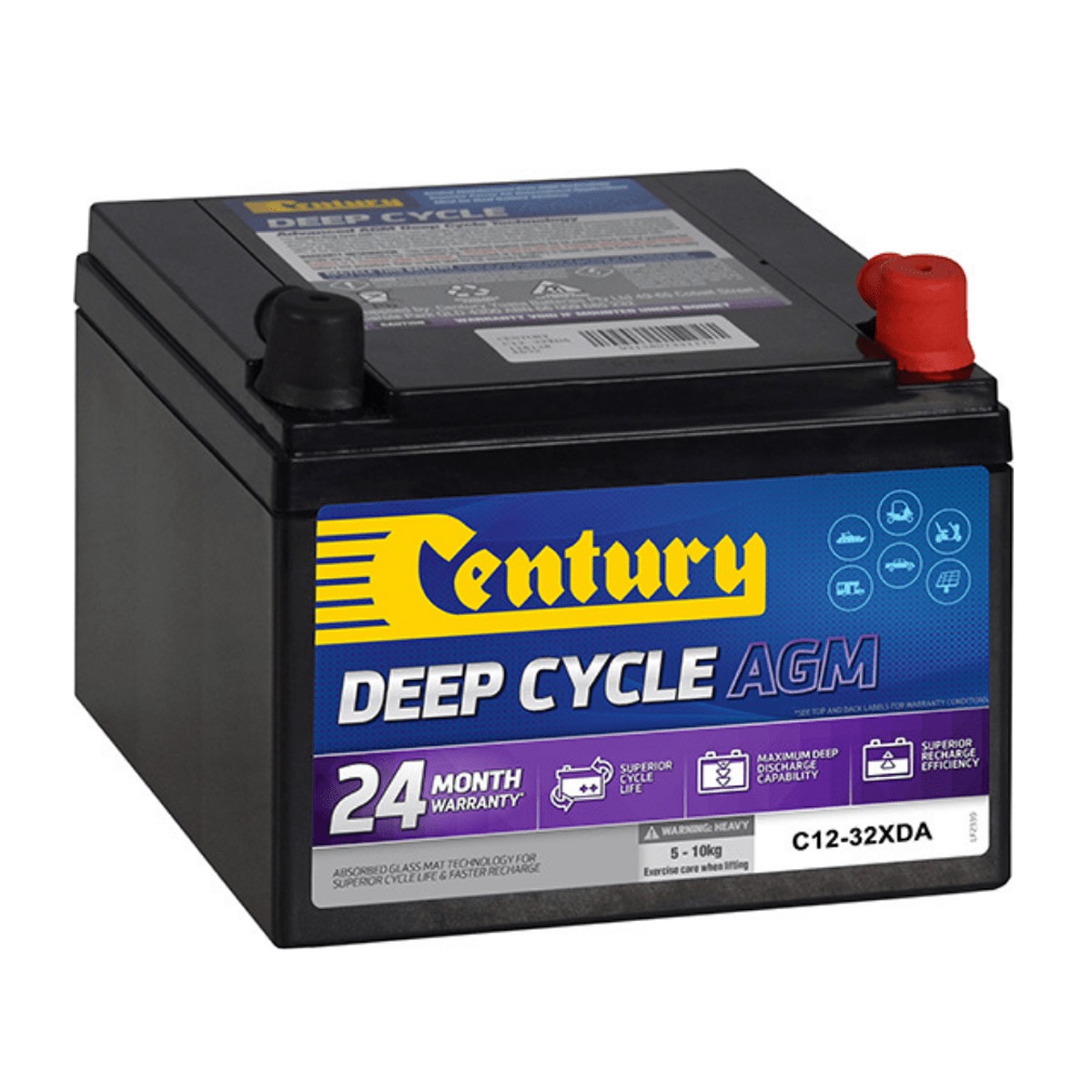 Century deep sales cycle battery