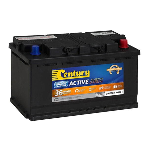 Century ISS Active AGM Battery DIN75LH AGM