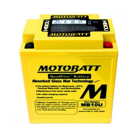 Motobatt AGM Battery MB10U