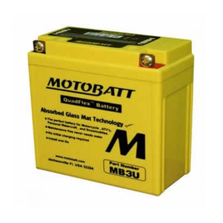 Motobatt AGM Battery MB3U