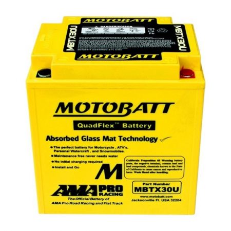 Motobatt AGM Battery MBTX30U