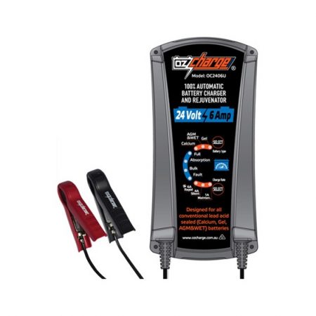 Ozcharge Battery Charger 24V 6A OC-2406U
