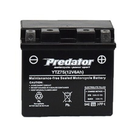 Predator Heavy Duty Motorcycle Battery YTZ7S