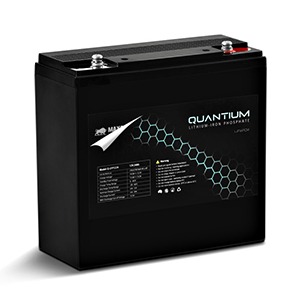 Quantium™ LFP 12V 24Ah Lithium Iron Battery  LiFePO4 Deep Cycle Q-LFP1224
