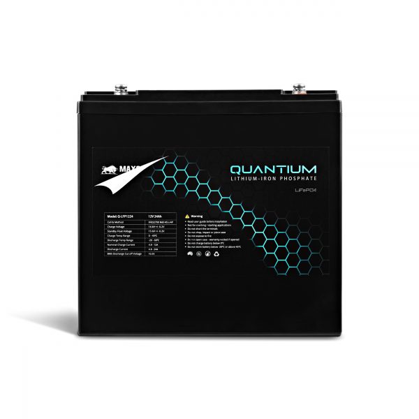 Quantium™ LFP 12V 24Ah Lithium Iron Battery  LiFePO4 Deep Cycle Q-LFP1224 - Image 2