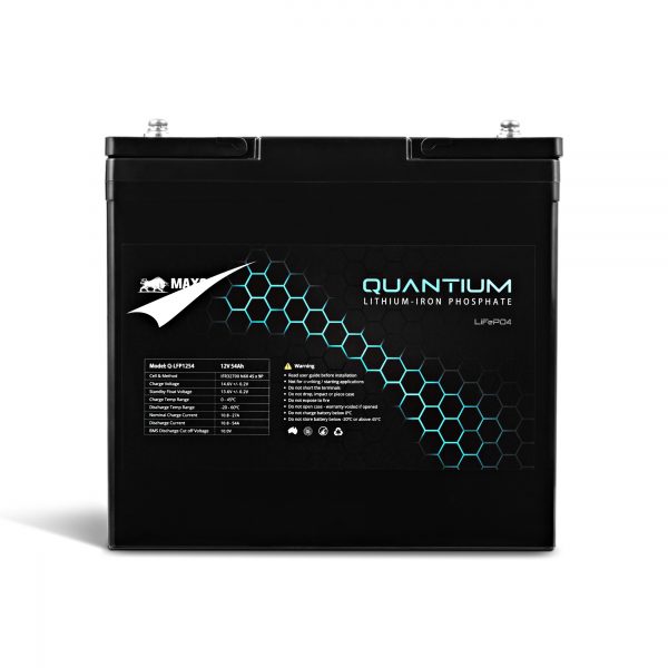 Quantium™ LFP 12V 54A Lithium Iron Battery - LiFePO4 Deep Cycle Q-LFP1254 - Image 2