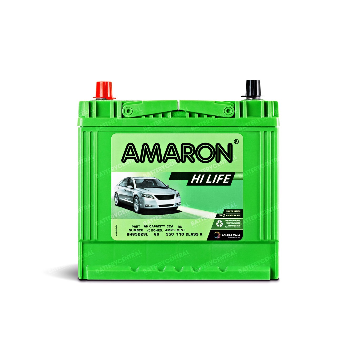 Amaron High Life MF Battery 85D23L - Battery Central Brisbane