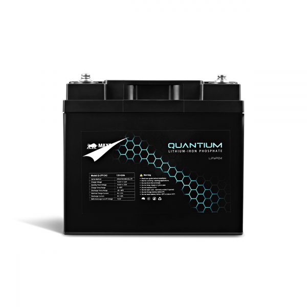 Quantium™ LFP 12V 42Ah Lithium Iron Battery LiFePO4 Deep Cycle Q-LFP1242 - Image 2