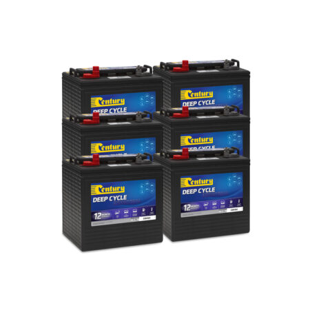 Century Set of 6 x C8VGC Golf Cart Batteries 48V