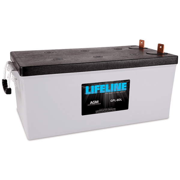 Lifeline AGM GPL-8DL Deep Cycle Battery (12V 255Ah)
