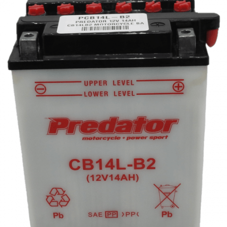 Predator Conventional Motorcycle Batteries CB14L-B2