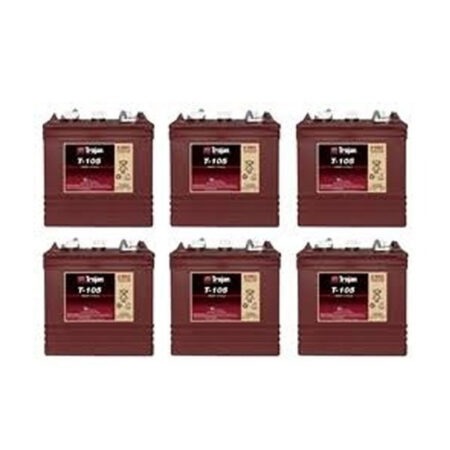 Trojan T105 Set of 6 36V Golf Cart Batteries