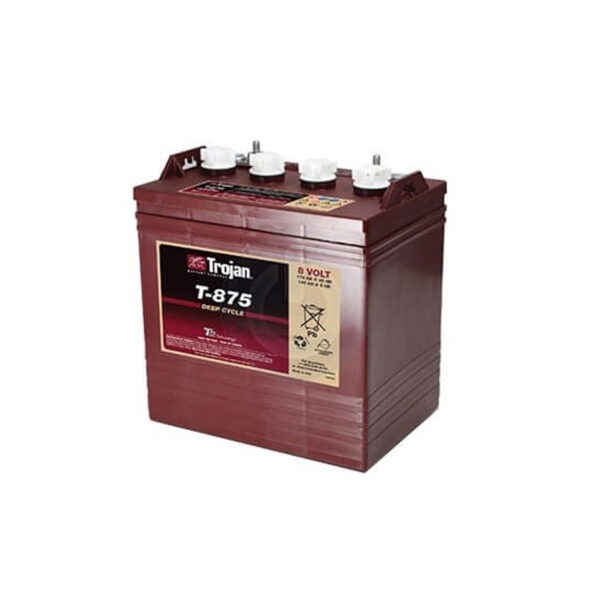 Trojan T875 8V Deep Cycle Wet Battery