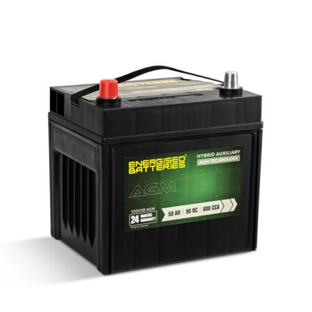 Energised Auxiliary Hybrid Battery S55D23R AGM