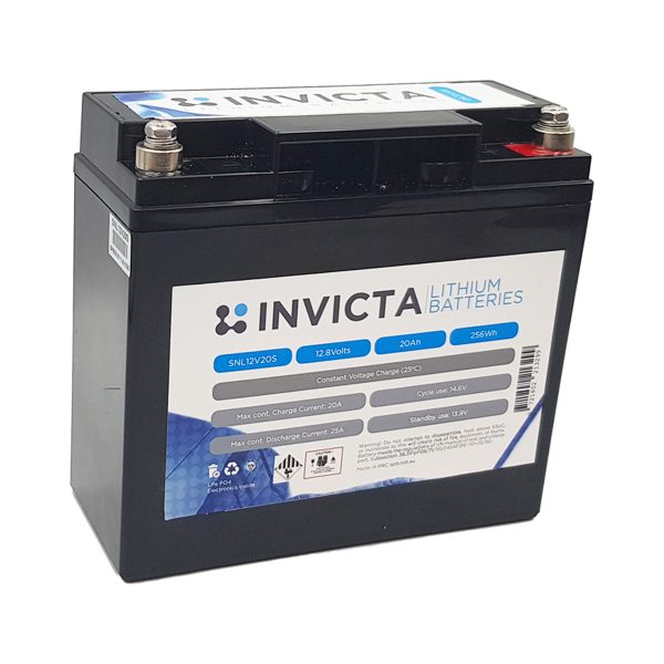 Invicta Lithium Deep cycle Battery 12V 20Ah SNL12V20BT - Image 2