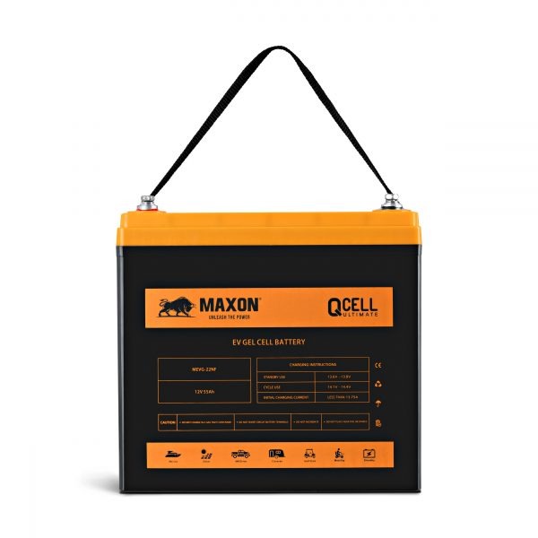 Maxon QCELL Mobility Battery MEVG-22NF (12V 55Ah) - Image 2