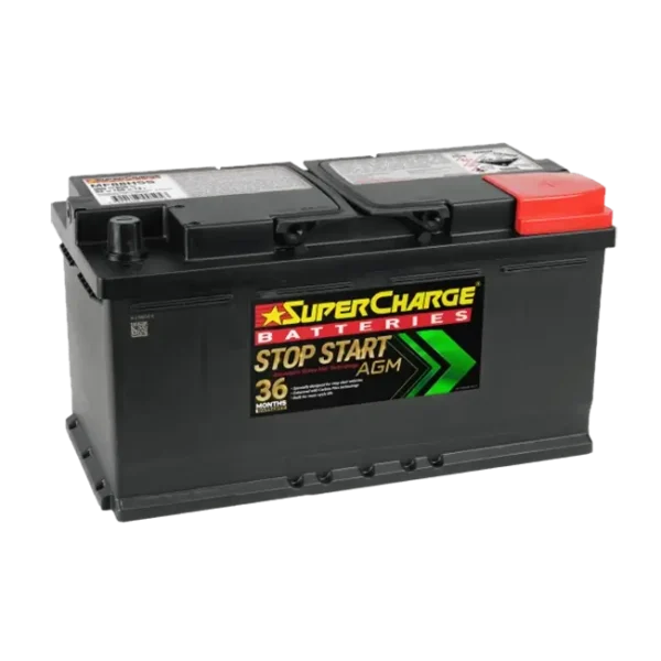 SuperCharge AGM Start Stop Car Battery MF88HSS (DIN88H)