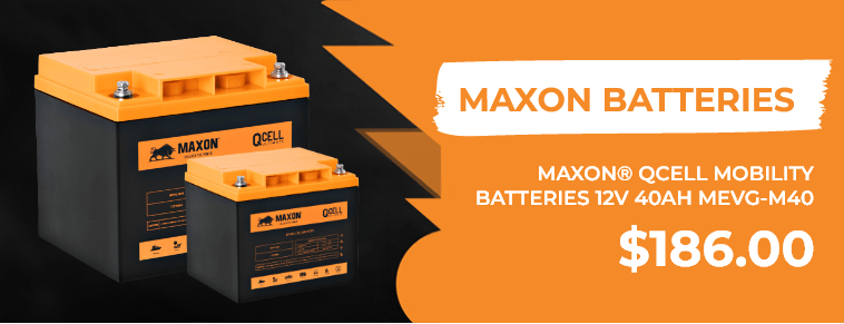 Maxon batteries product banner