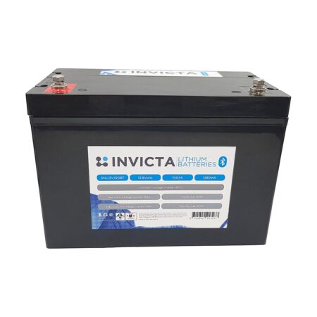 Invicta Lithium Deep Cycle Battery 12V 100Ah Bluetooth SNL12V100BT