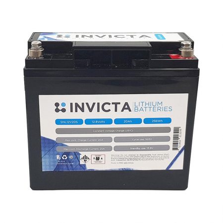 Invicta Lithium Deep cycle Battery 12V 20Ah SNL12V20BT