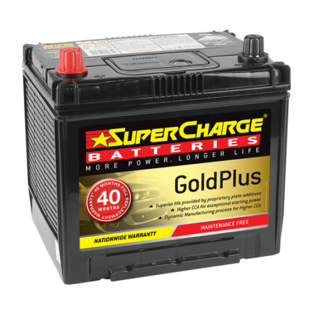 Supercharge Gold Plus Car Battery MF75D23R
