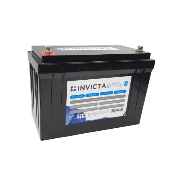 Invicta Lithium Deep Cycle Battery 24V 50Ah SNL24V50BT