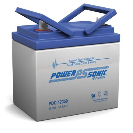 Power-Sonic Deep Cycle AGM Battery 12V 35Ah PDC12350