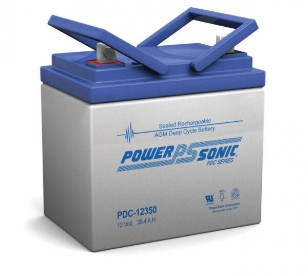 Power-Sonic Deep Cycle AGM Battery 12V 35Ah PDC12350