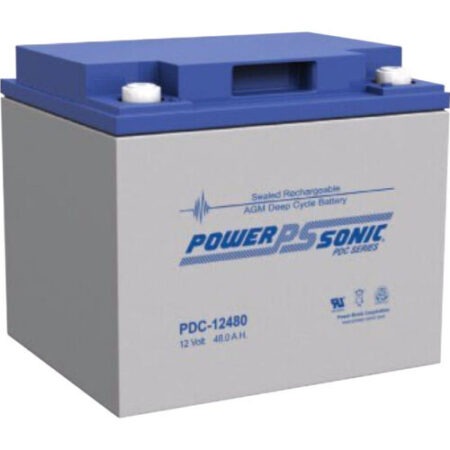 Power-Sonic Deep Cycle AGM Battery 12v 48Ah PDC12480