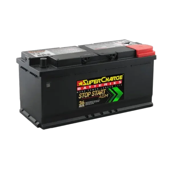 SuperCharge AGM Start Stop Car Battery MF95HSS (DIN100H)