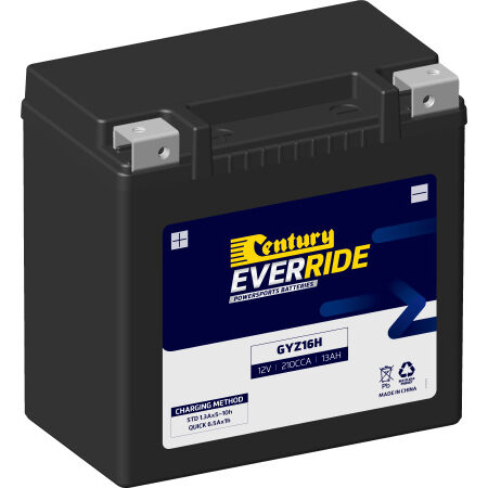 Century Motorcycle Heavy Duty AGM Battery GYZ16H