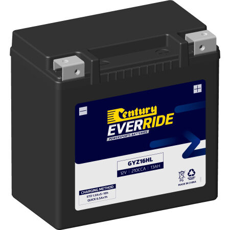 Century Motorcycle Heavy Duty AGM Battery GYZ16HL