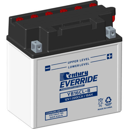 Century Motorcycle Conventional Battery YB16CL-B