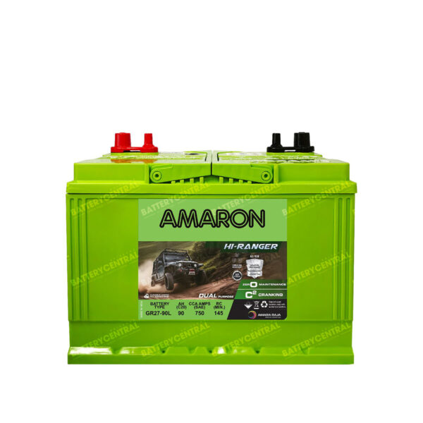 Amaron Dual Purpose 4WD Battery GR27-90L