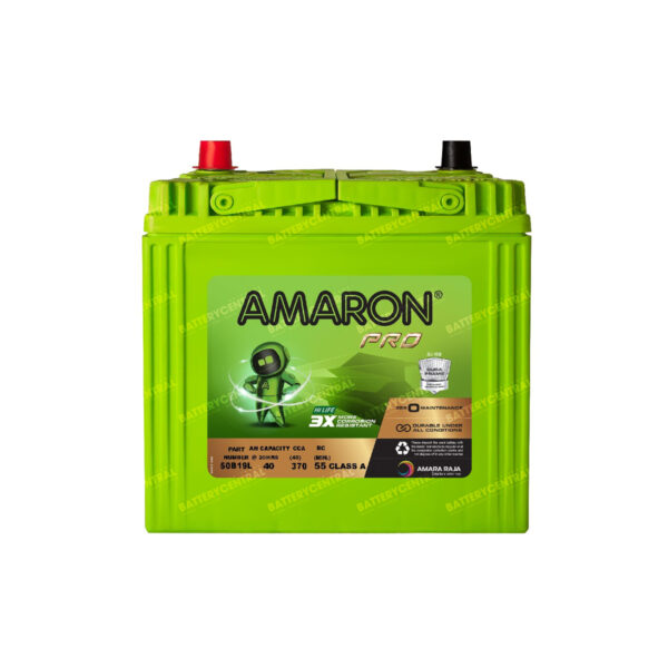 Amaron Pro Series MF Automotive Battery 50B19L (NS40L)