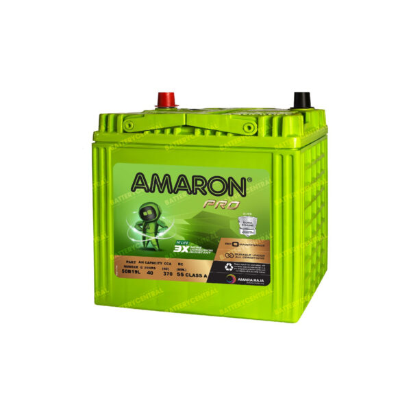 Amaron Pro Series MF Automotive Battery 50B19L (NS40L)