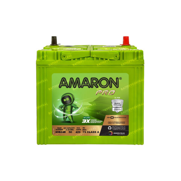 Amaron Pro Series MF Automotive Battery 65B24R (NS60R)