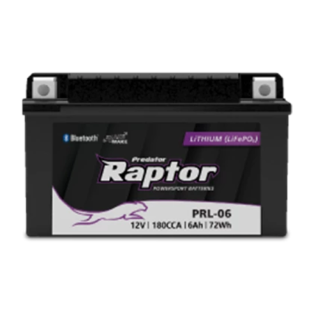 Predator Raptor Lithium Motor Cycle Battery PRL-06
