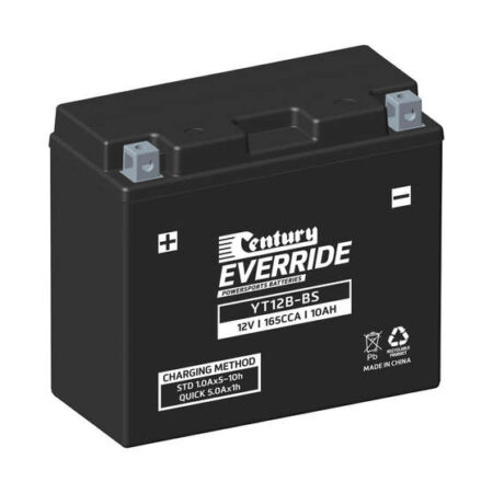 Century Motorcycle Hi Performance Agm Battery YT12B-BS