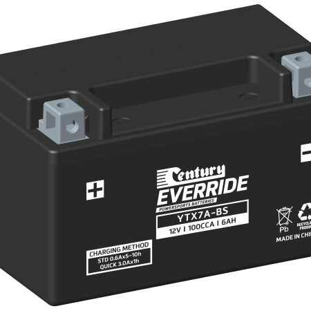 Century Motorcycle Maintenance Free AGM Battery YTX7A-BS