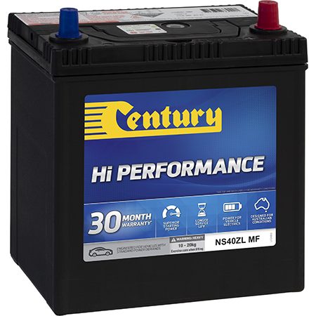 Century Hi Performance Car Battery NS40ZL MF