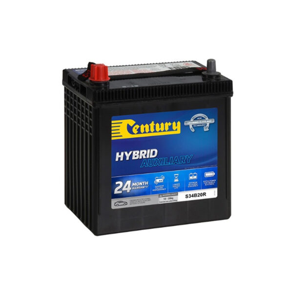 Century Hybrid Auxiliary Car Battery S34B20R