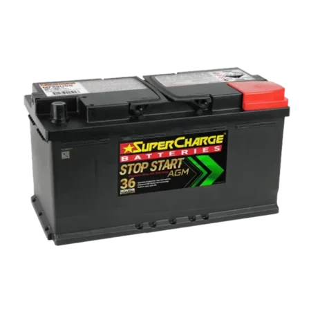 SuperCharge AGM Start Stop Car Battery MF88HSS (DIN88H)